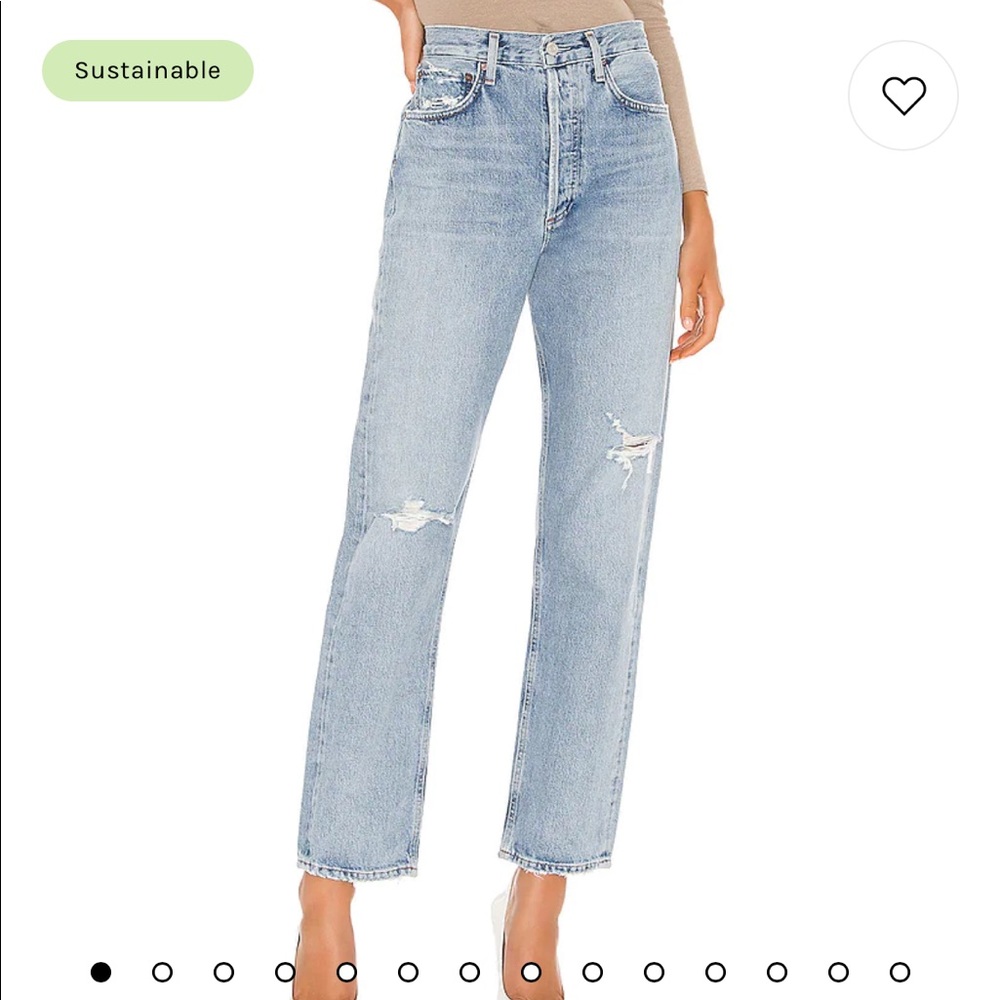 NWT AGOLDE 90s JEAN IN CAPTURED, SIZE 29